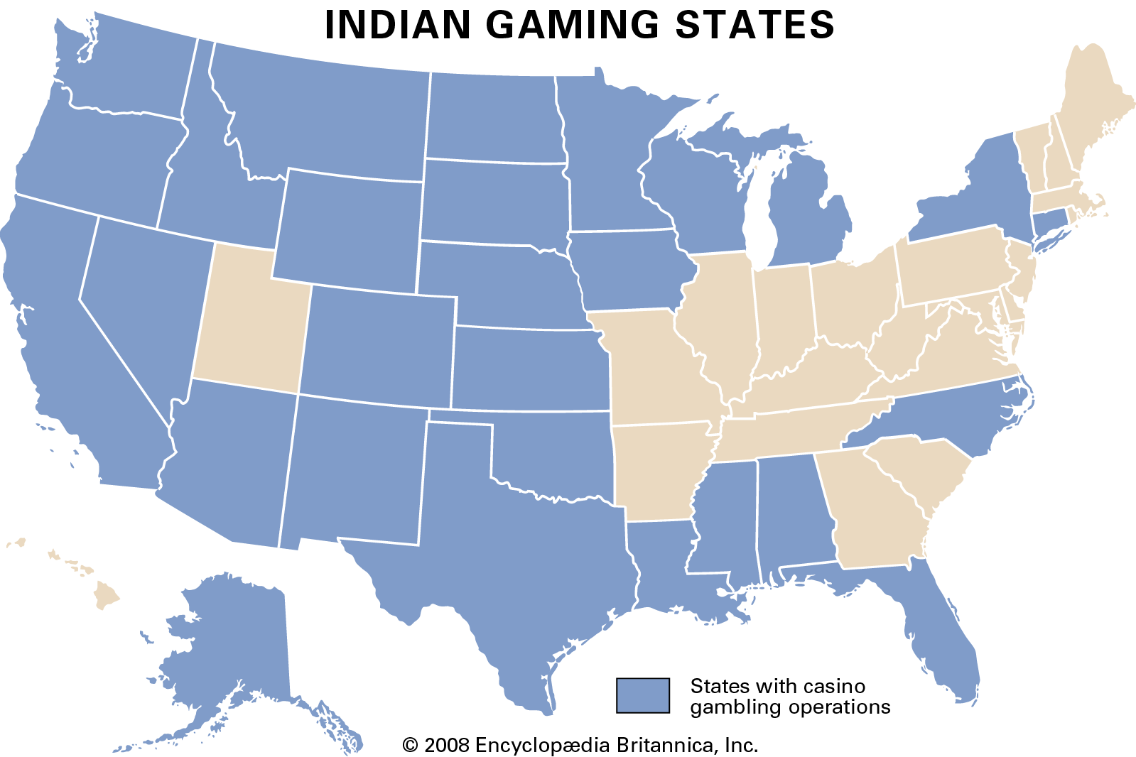 Indian states with allowed gambling